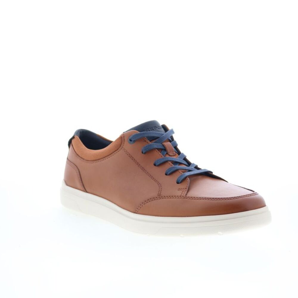 Rockport Mens Total Motion Court Blucher Brown Shoes (NWT) - Picture 2 of 7